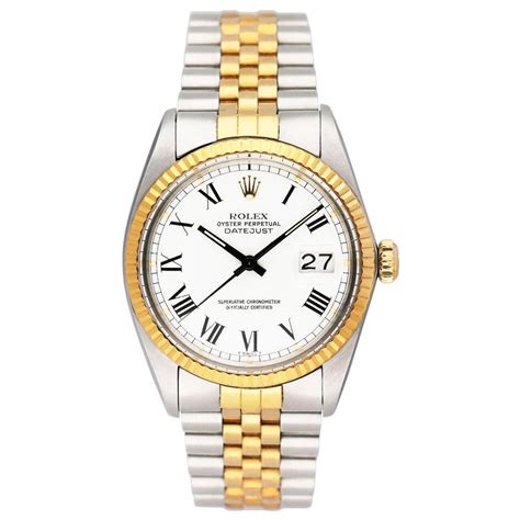 white buckley two tone rolex|rolex 16013 price.